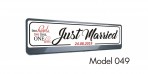 Placuta auto "Just Married" (model nou!)